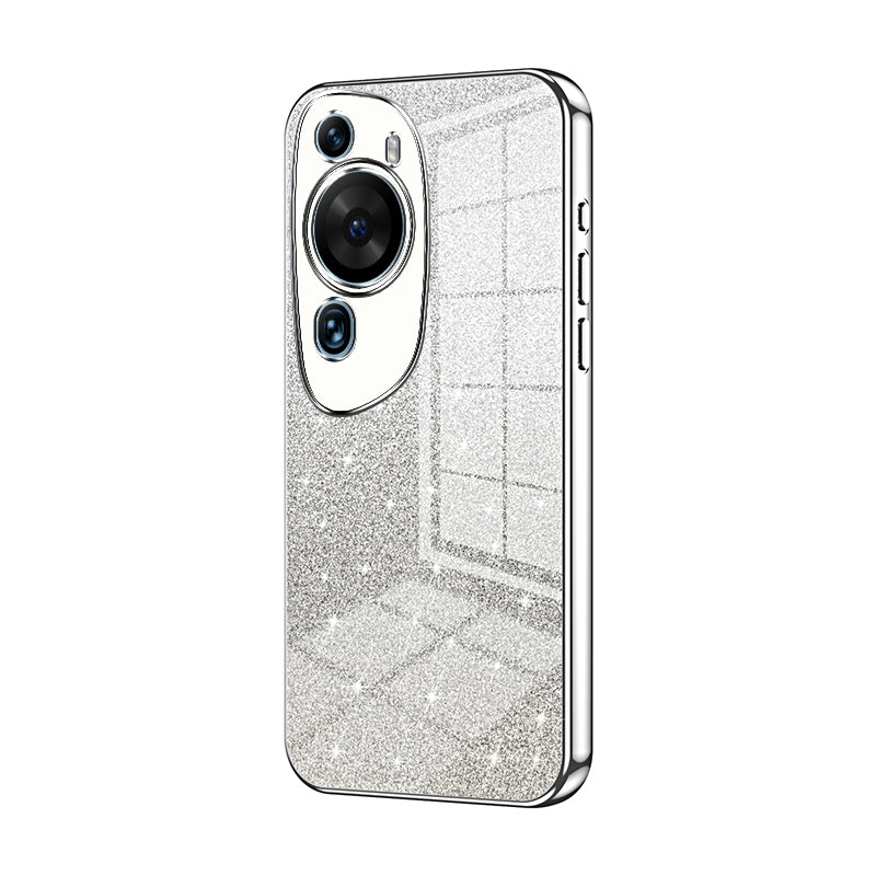 Huawei P60 Art Glitter Powder Electroplated Gradient Phone Case – Fashionable & Luxurious with Anti-Fingerprint Coating, Shock-Absorption, and Lens Protection