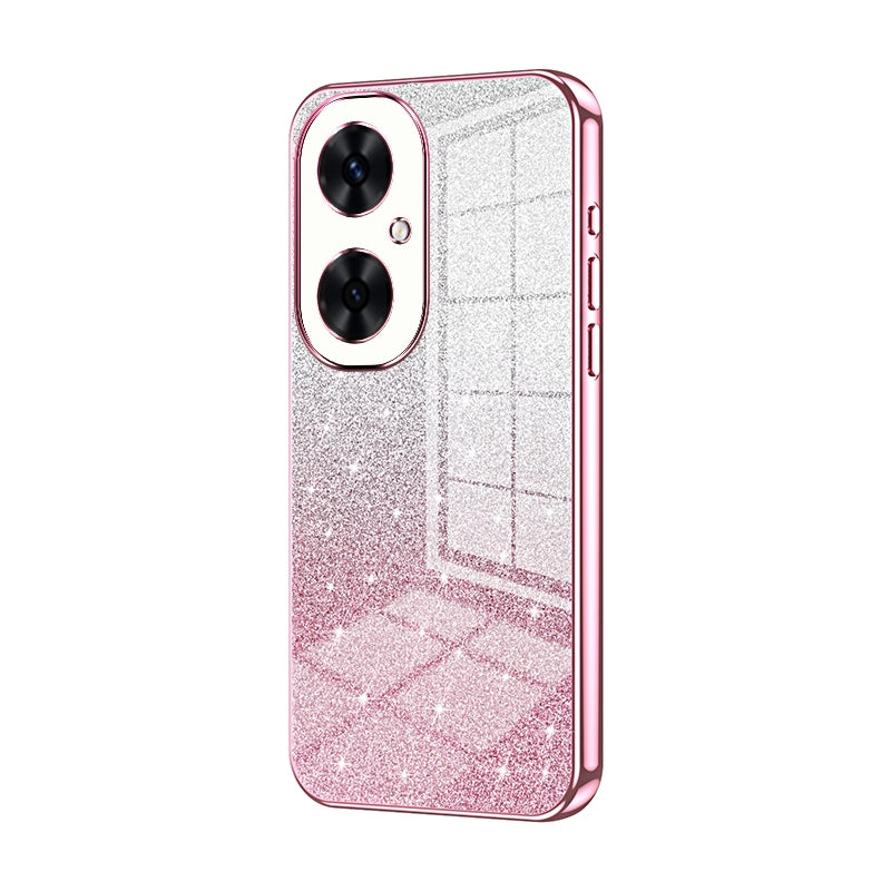 Huawei Nova 11i Glitter Powder Electroplated Gradient Phone Case – Fashionable & Luxurious with Anti-Fingerprint Coating, Shock-Absorption, and Lens Protection