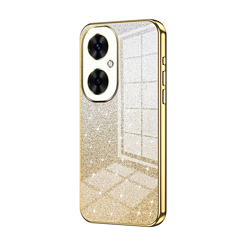 Huawei Nova 11i Glitter Powder Electroplated Gradient Phone Case – Fashionable & Luxurious with Anti-Fingerprint Coating, Shock-Absorption, and Lens Protection
