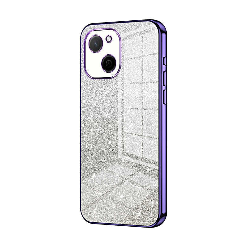 Huawei Maimang A20 Glitter Powder Electroplated Gradient Phone Case – Fashionable & Luxurious with Anti-Fingerprint Coating, Shock-Absorption, and Lens Protection