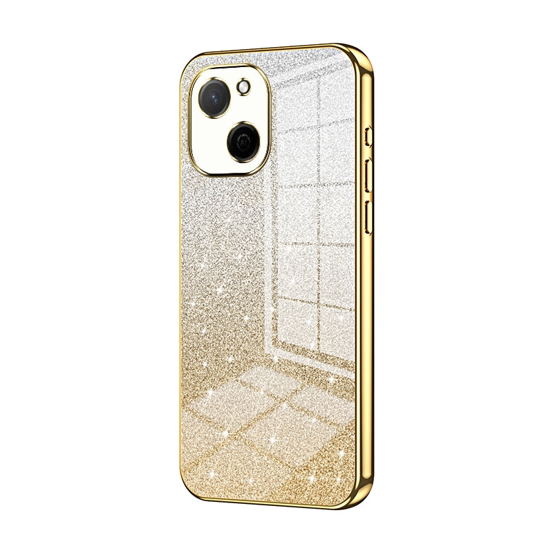 Huawei Maimang A20 Glitter Powder Electroplated Gradient Phone Case – Fashionable & Luxurious with Anti-Fingerprint Coating, Shock-Absorption, and Lens Protection