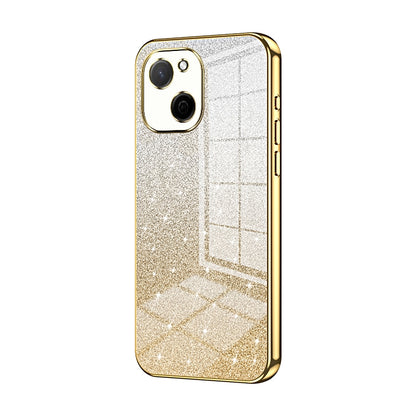 Huawei Maimang A20 Glitter Powder Electroplated Gradient Phone Case – Fashionable & Luxurious with Anti-Fingerprint Coating, Shock-Absorption, and Lens Protection