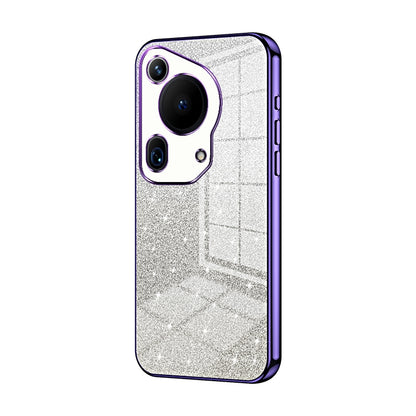 Huawei Pura 70 Ultra Glitter Powder Electroplated Gradient Phone Case – Fashionable & Luxurious with Anti-Fingerprint Coating, Shock-Absorption, and Lens Protection