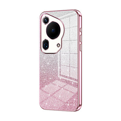 Huawei Pura 70 Ultra Glitter Powder Electroplated Gradient Phone Case – Fashionable & Luxurious with Anti-Fingerprint Coating, Shock-Absorption, and Lens Protection