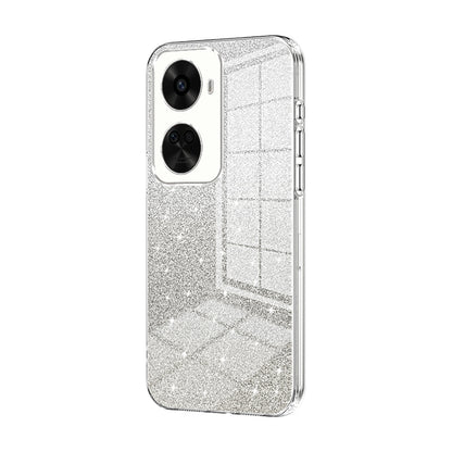 Huawei nova 12 SE Glitter Powder Electroplated Gradient Phone Case – Fashionable & Luxurious with Anti-Fingerprint Coating, Shock-Absorption, and Lens Protection
