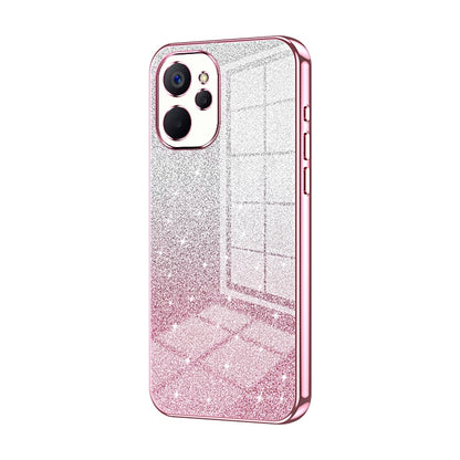 Realme 10 5G Glitter Powder Electroplated Gradient Phone Case – Fashionable & Luxurious with Anti-Fingerprint Coating, Shock-Absorption, and Lens Protection