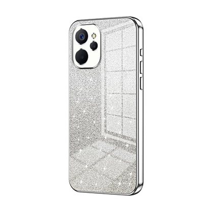 Realme 9i 5G Glitter Powder Electroplated Gradient Phone Case – Fashionable & Luxurious with Anti-Fingerprint Coating, Shock-Absorption, and Lens Protection