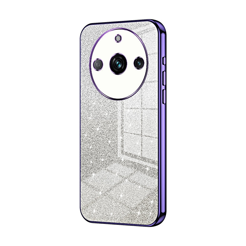Realme 11 Pro Glitter Powder Electroplated Gradient Phone Case – Fashionable & Luxurious with Anti-Fingerprint Coating, Shock-Absorption, and Lens Protection