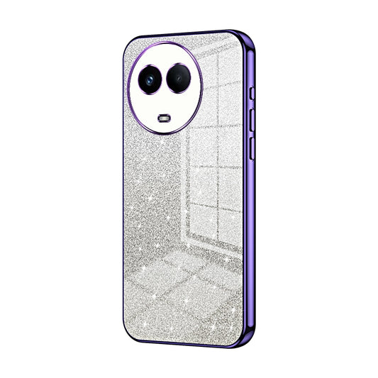 Realme Narzo 60 Glitter Powder Electroplated Gradient Phone Case – Fashionable & Luxurious with Anti-Fingerprint Coating, Shock-Absorption, and Lens Protection