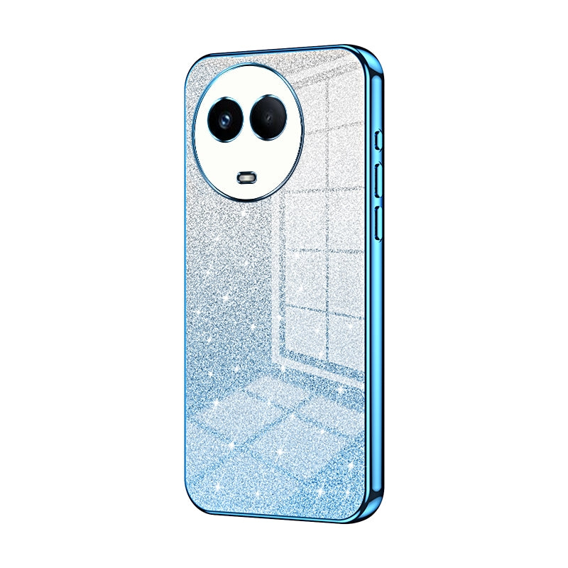 Realme 11 Glitter Powder Electroplated Gradient Phone Case – Fashionable & Luxurious with Anti-Fingerprint Coating, Shock-Absorption, and Lens Protection