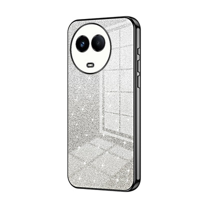 Realme 11 Glitter Powder Electroplated Gradient Phone Case – Fashionable & Luxurious with Anti-Fingerprint Coating, Shock-Absorption, and Lens Protection