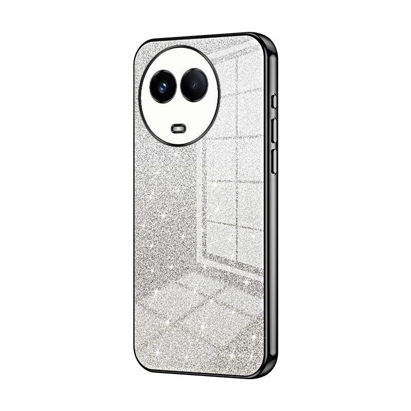 Realme Narzo 60 Glitter Powder Electroplated Gradient Phone Case – Fashionable & Luxurious with Anti-Fingerprint Coating, Shock-Absorption, and Lens Protection