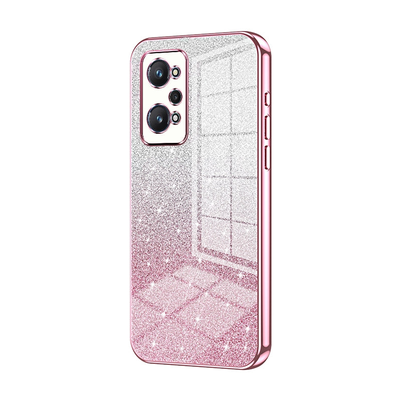 Realme GT Neo2 Glitter Powder Electroplated Gradient Phone Case – Fashionable & Luxurious with Anti-Fingerprint Coating, Shock-Absorption, and Lens Protection