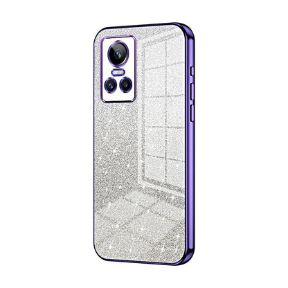 Realme GT Neo 3 Glitter Powder Electroplated Gradient Phone Case – Fashionable & Luxurious with Anti-Fingerprint Coating, Shock-Absorption, and Lens Protection
