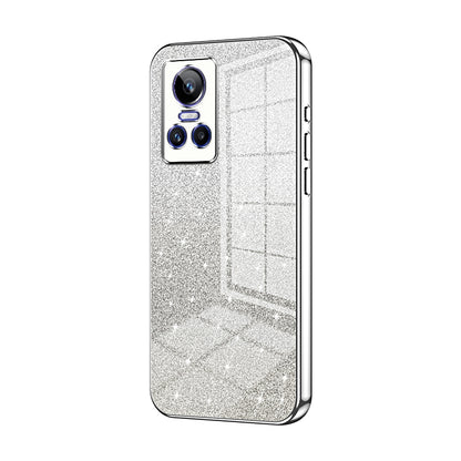 Realme GT Neo 3 Glitter Powder Electroplated Gradient Phone Case – Fashionable & Luxurious with Anti-Fingerprint Coating, Shock-Absorption, and Lens Protection