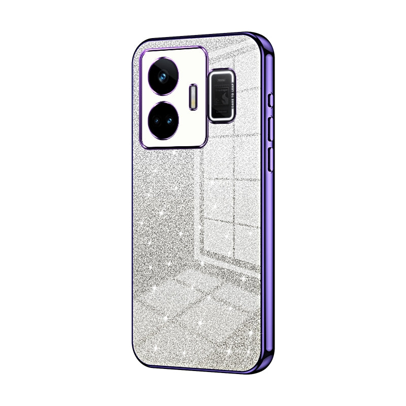 Realme GT Neo 5 Glitter Powder Electroplated Gradient Phone Case – Fashionable & Luxurious with Anti-Fingerprint Coating, Shock-Absorption, and Lens Protection