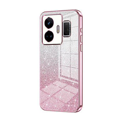 Realme GT Neo 5 Glitter Powder Electroplated Gradient Phone Case – Fashionable & Luxurious with Anti-Fingerprint Coating, Shock-Absorption, and Lens Protection