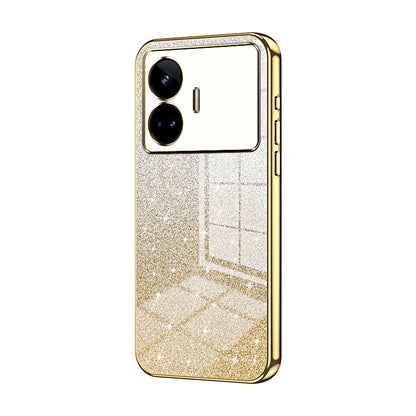 Realme GT Neo 5 SE Glitter Powder Electroplated Gradient Phone Case – Fashionable & Luxurious with Anti-Fingerprint Coating, Shock-Absorption, and Lens Protection