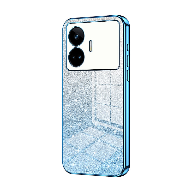 Realme GT Neo 5 SE Glitter Powder Electroplated Gradient Phone Case – Fashionable & Luxurious with Anti-Fingerprint Coating, Shock-Absorption, and Lens Protection