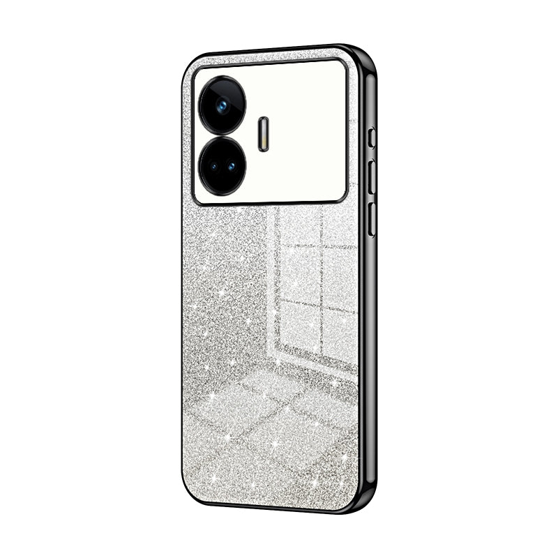 Realme GT Neo 5 SE Glitter Powder Electroplated Gradient Phone Case – Fashionable & Luxurious with Anti-Fingerprint Coating, Shock-Absorption, and Lens Protection