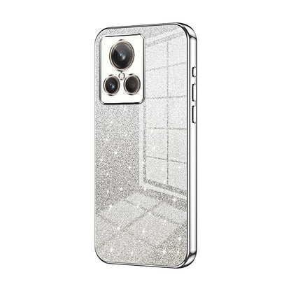 Realme GT2 Explorer Master Glitter Powder Electroplated Gradient Phone Case – Fashionable & Luxurious with Anti-Fingerprint Coating, Shock-Absorption, and Lens Protection