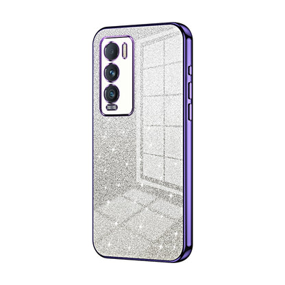 Realme GT Explorer Master Glitter Powder Electroplated Gradient Phone Case – Fashionable & Luxurious with Anti-Fingerprint Coating, Shock-Absorption, and Lens Protection