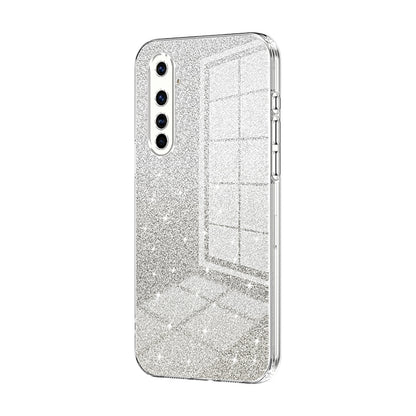 Realme X50 Pro Glitter Powder Electroplated Gradient Phone Case – Fashionable & Luxurious with Anti-Fingerprint Coating, Shock-Absorption, and Lens Protection