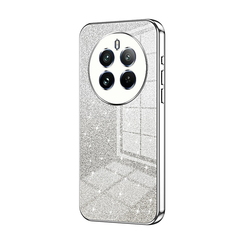 Realme 12 Pro Glitter Powder Electroplated Gradient Phone Case – Fashionable & Luxurious with Anti-Fingerprint Coating, Shock-Absorption, and Lens Protection
