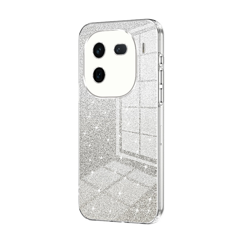 vivo iQOO 12 Pro Glitter Powder Electroplated Gradient Phone Case – Fashionable & Luxurious with Anti-Fingerprint Coating, Shock-Absorption, and Lens Protection