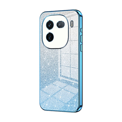vivo iQOO 12 Glitter Powder Electroplated Gradient Phone Case – Fashionable & Luxurious with Anti-Fingerprint Coating, Shock-Absorption, and Lens Protection