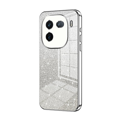 vivo iQOO 12 Glitter Powder Electroplated Gradient Phone Case – Fashionable & Luxurious with Anti-Fingerprint Coating, Shock-Absorption, and Lens Protection