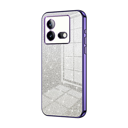 vivo iQOO Neo8 Pro Glitter Powder Electroplated Gradient Phone Case – Fashionable & Luxurious with Anti-Fingerprint Coating, Shock-Absorption, and Lens Protection