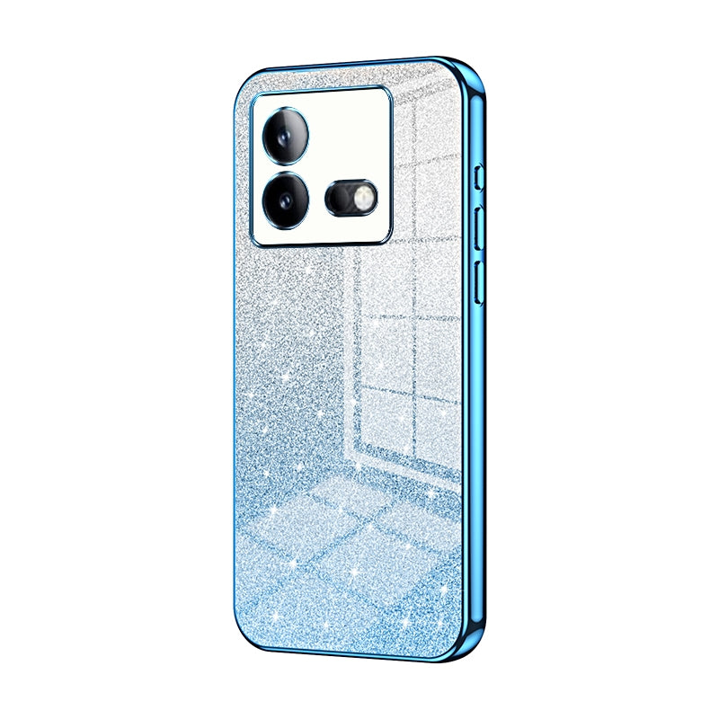 vivo iQOO Neo8 Glitter Powder Electroplated Gradient Phone Case – Fashionable & Luxurious with Anti-Fingerprint Coating, Shock-Absorption, and Lens Protection