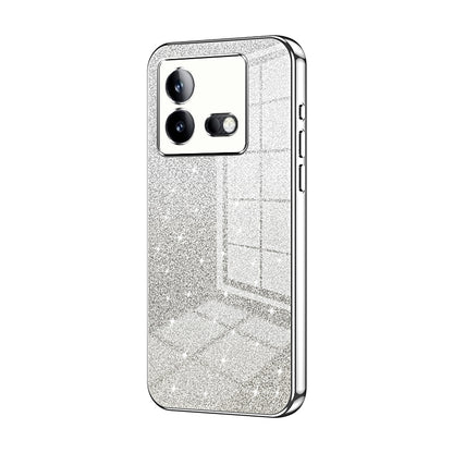 vivo iQOO Neo8 Glitter Powder Electroplated Gradient Phone Case – Fashionable & Luxurious with Anti-Fingerprint Coating, Shock-Absorption, and Lens Protection