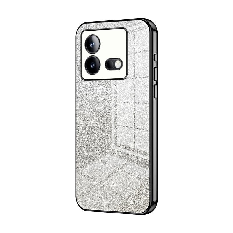 vivo iQOO Neo8 Pro Glitter Powder Electroplated Gradient Phone Case – Fashionable & Luxurious with Anti-Fingerprint Coating, Shock-Absorption, and Lens Protection