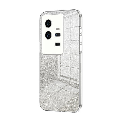 vivo iQOO 11 Pro Glitter Powder Electroplated Gradient Phone Case – Fashionable & Luxurious with Anti-Fingerprint Coating, Shock-Absorption, and Lens Protection