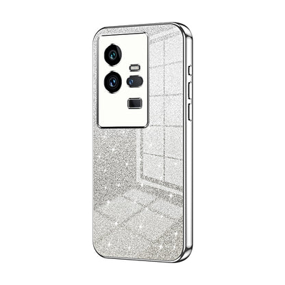 vivo iQOO 11 Pro Glitter Powder Electroplated Gradient Phone Case – Fashionable & Luxurious with Anti-Fingerprint Coating, Shock-Absorption, and Lens Protection