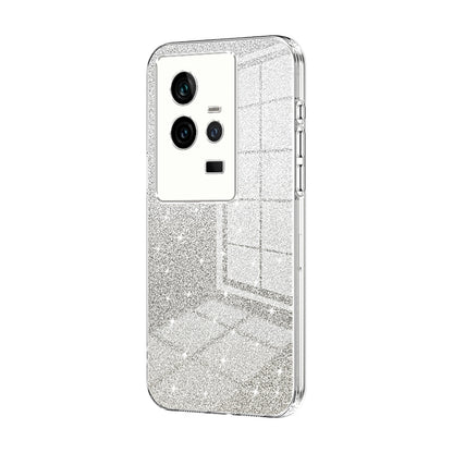 vivo iQOO 11 Glitter Powder Electroplated Gradient Phone Case – Fashionable & Luxurious with Anti-Fingerprint Coating, Shock-Absorption, and Lens Protection