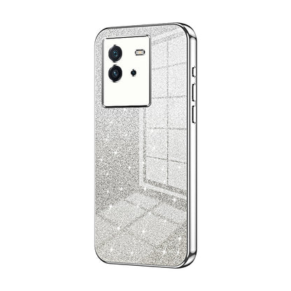 vivo iQOO Neo6 Glitter Powder Electroplated Gradient Phone Case – Fashionable & Luxurious with Anti-Fingerprint Coating, Shock-Absorption, and Lens Protection