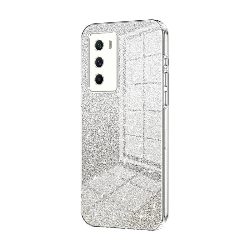 vivo iQOO Neo5 S Glitter Powder Electroplated Gradient Phone Case – Fashionable & Luxurious with Anti-Fingerprint Coating, Shock-Absorption, and Lens Protection