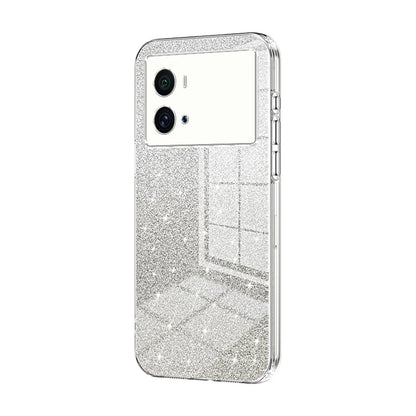 vivo iQOO 9 Pro Glitter Powder Electroplated Gradient Phone Case – Fashionable & Luxurious with Anti-Fingerprint Coating, Shock-Absorption, and Lens Protection