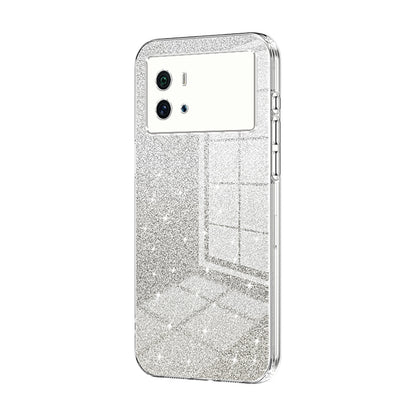 vivo iQOO 9 Glitter Powder Electroplated Gradient Phone Case – Fashionable & Luxurious with Anti-Fingerprint Coating, Shock-Absorption, and Lens Protection