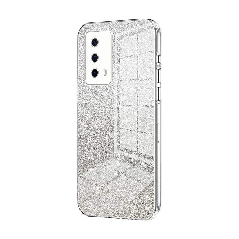 vivo iQOO Z5 Glitter Powder Electroplated Gradient Phone Case – Fashionable & Luxurious with Anti-Fingerprint Coating, Shock-Absorption, and Lens Protection