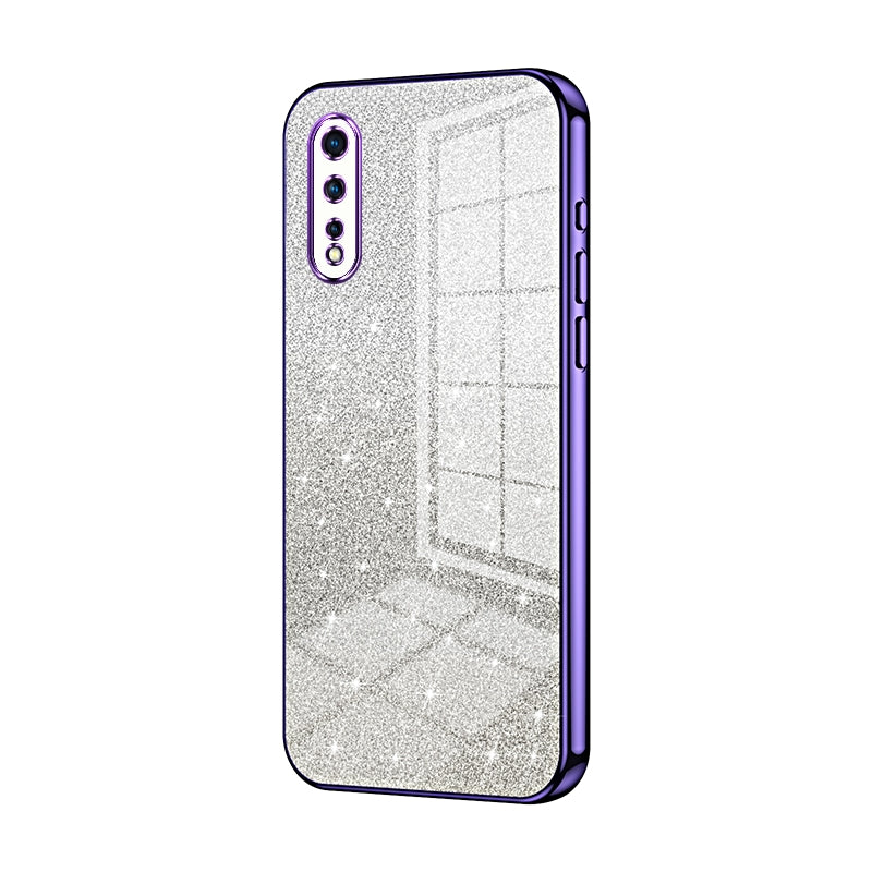 vivo iQOO Neo Glitter Powder Electroplated Gradient Phone Case – Fashionable & Luxurious with Anti-Fingerprint Coating, Shock-Absorption, and Lens Protection