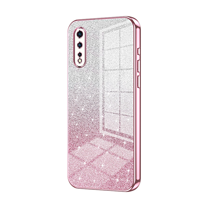 vivo iQOO Neo Glitter Powder Electroplated Gradient Phone Case – Fashionable & Luxurious with Anti-Fingerprint Coating, Shock-Absorption, and Lens Protection