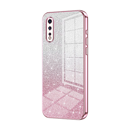 vivo iQOO Neo Glitter Powder Electroplated Gradient Phone Case – Fashionable & Luxurious with Anti-Fingerprint Coating, Shock-Absorption, and Lens Protection