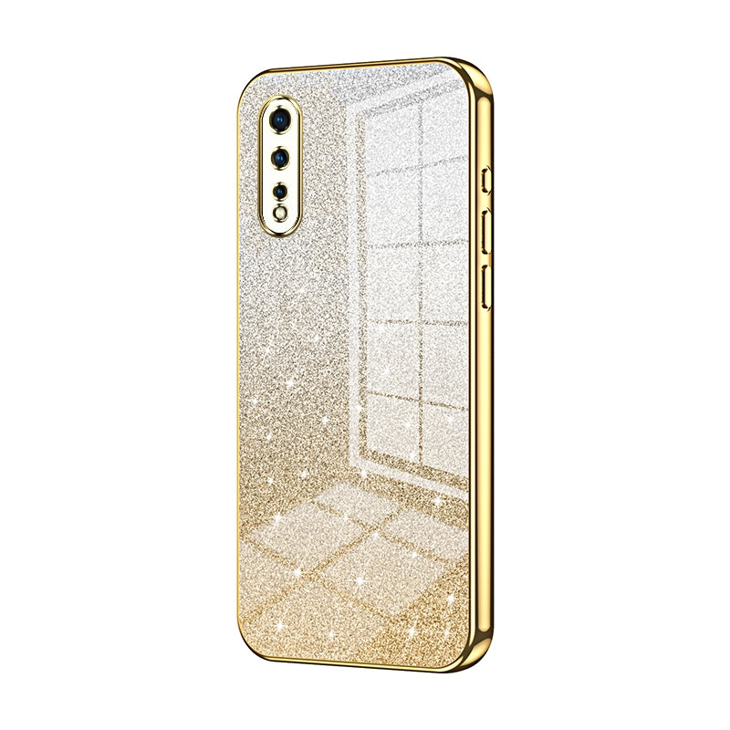 vivo iQOO Neo Glitter Powder Electroplated Gradient Phone Case – Fashionable & Luxurious with Anti-Fingerprint Coating, Shock-Absorption, and Lens Protection
