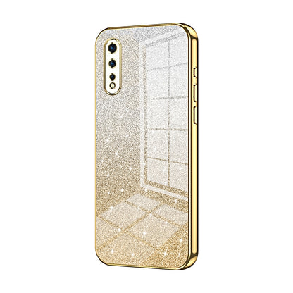 vivo iQOO Neo Glitter Powder Electroplated Gradient Phone Case – Fashionable & Luxurious with Anti-Fingerprint Coating, Shock-Absorption, and Lens Protection