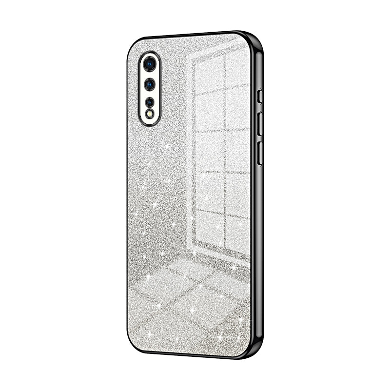 vivo iQOO Neo Glitter Powder Electroplated Gradient Phone Case – Fashionable & Luxurious with Anti-Fingerprint Coating, Shock-Absorption, and Lens Protection