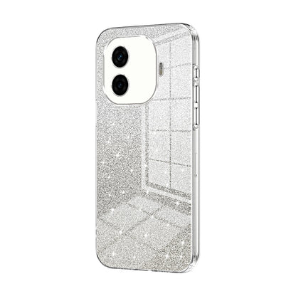 vivo iQOO Z9 Turbo Glitter Powder Electroplated Gradient Phone Case – Fashionable & Luxurious with Anti-Fingerprint Coating, Shock-Absorption, and Lens Protection